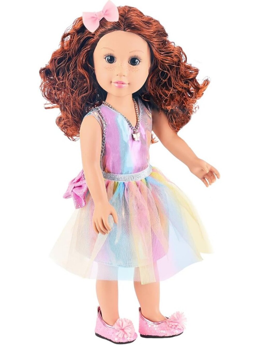 18" Girl Doll with Fashion Clothes & Accessories - Stylish Playtime Fun